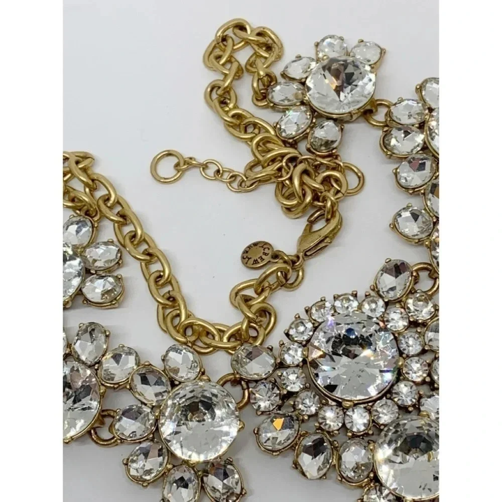 J. Crew Crystal Cluster Necklace